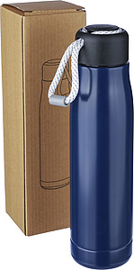 Nerezová láhev na pití s dvojitou stěnou 500 ml, modrá