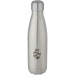 Nerezová termoláhev na pití z recyklované nerezové oceli, 500ml, stříbrná