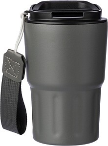 Nerezový dvoustěnný hrnek, 320 ml, šedá