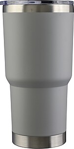 Nerezový dvoustěnný hrnek 590 ml, bílá