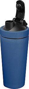 Nerezový proteinový shaker 750 ml, tmavě modrá