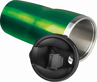 Nerezový termohrnek, 480ml, zelený