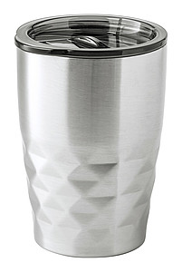 Nerezový termohrnek s měděnou izolací, 350ml, stříbrný