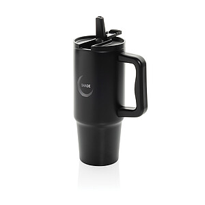 Netekoucí termohrnek z RCS nerezové oceli 900 ml, černá