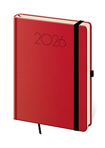 New Praga 2026 diář denní A5, červený