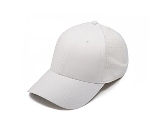 Nízkoprofilová 6panelová kšiltovka, bílá