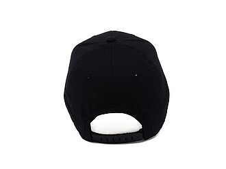 Nízkoprofilová 6panelová kšiltovka, černá