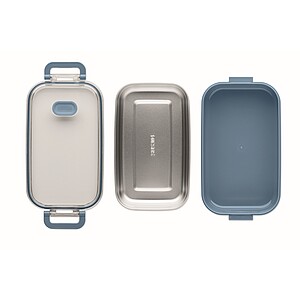 Obědová krabička, modrošedá