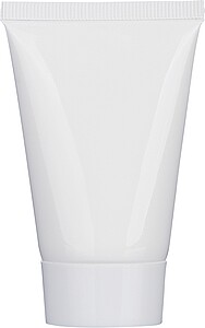 Opalovací krém s vůní vanilky, bílá - reklamní předměty