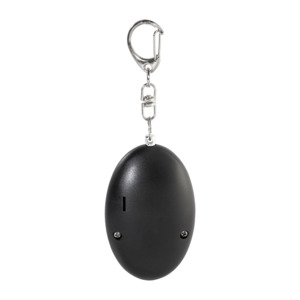 Osobní alarm jako přívěšek na klíče, černá