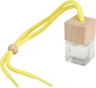 Osvěžovač vzduchu do auta, žlutá - reklamní předměty