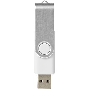 Otočný USB disk 32 GB, bílá