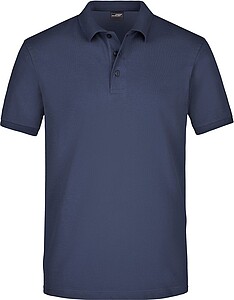 Pánská elastická polokošile James Nicholson, námořní modrá, S