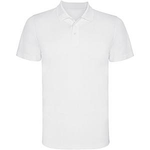 Pánská funkční polokošile s krátkým rukávem, ROLY MONZHA, bílá, vel. M