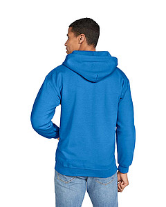 Pánská mikina GILDAN HEAVY BLEND ADULT FULL ZIP HOODED 271g, královská modrá, S