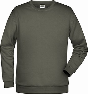 Pánská mikina James Nicholson sweatshirt men, šedá, vel. S