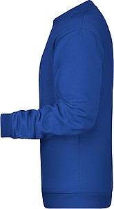 Pánská mikina James Nicholson sweatshirt men, tmavá královská modrá, vel. S