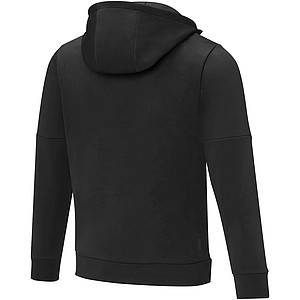 Pánská mikina s kapucí a čtvrtinovým zipem Elevate SAYAN, černá, vel. 3XL