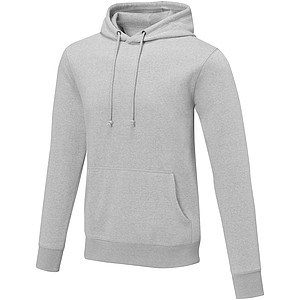 Pánská mikina s kapucí Elevate CHARON, světle šedý melír, vel. 3XL