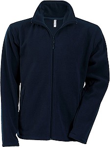 Pánská mikrofleecová mikina Kariban fleece jacket men, námořní modrá, vel. M