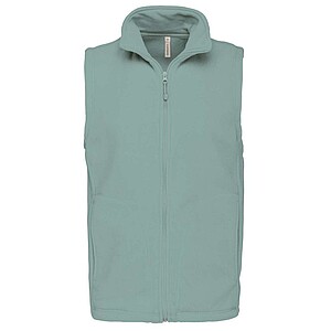 Pánská mikrofleecová vesta Kariban fleece vest men, mátová, vel. 3XL