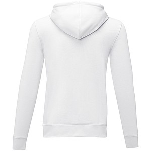 Pánská rozepínací mikina s kapucí Elevate THERON, bílá, vel. 4XL