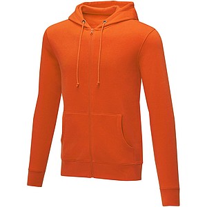 Pánská rozepínací mikina s kapucí Elevate THERON, oranžová, vel. L