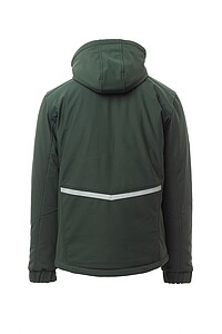 Pánská softshellová bunda PAYPER CREEK PAD ULTRALITE, tmavě zelená, XL