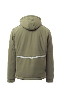 Pánská softshellová bunda PAYPER CREEK PAD ULTRALITE, vojenská zelená, 3XL