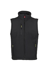 Pánská softshellová vesta PAYPER CREEK PAD VEST ULTRALITE, antracitová, 4XL - reklamní předměty