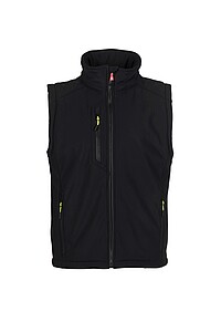 Pánská softshellová vesta PAYPER CREEK PAD VEST ULTRALITE, černá, XXL - reklamní textil