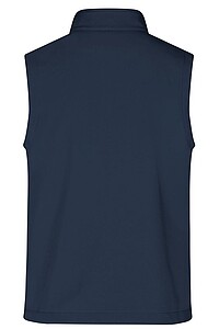 Pánská vesta James & Nicholson Promo softshell, námořní modrá, velikost XL