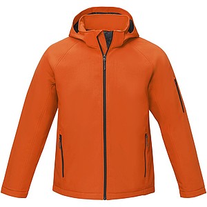 Pánská vyteplená softshellová bunda Elevate, oranžová, vel. XL