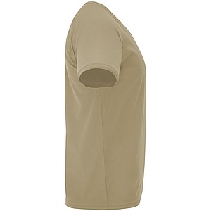 Pánské funkční tričko s krátkým rukávem, ROLY BAHRAIN, světle hnědá, vel. M