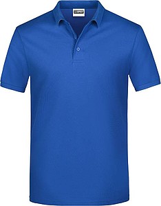 Pánské piqué polo James & Nicholson, královská modrá, S