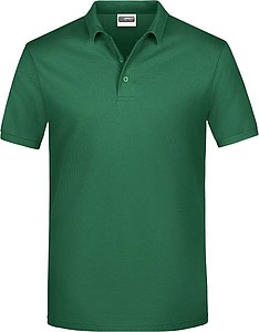 Pánské piqué polo James & Nicholson, středně zelená, S