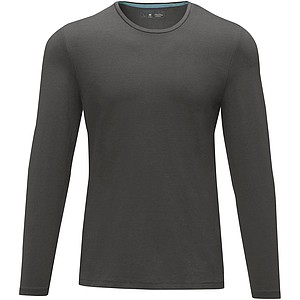 Pánské tričko s dlouhým rukávem Elevate PONOKA, tmavě šedé, vel. XS