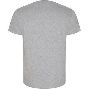 Pánské tričko s krátkým rukávem, ROLY GOLDEN, světle šedý melír, vel. 3XL