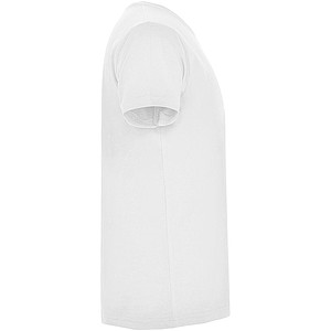 Pánské tričko s krátkým rukávem,výstřih do V, ROLY SAMOYEDO, bílá, vel. 2XL