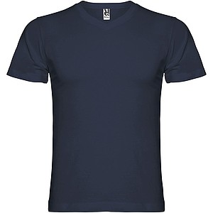 Pánské tričko s krátkým rukávem,výstřih do V, ROLY SAMOYEDO, navy, vel. L - firemní trička s potiskem