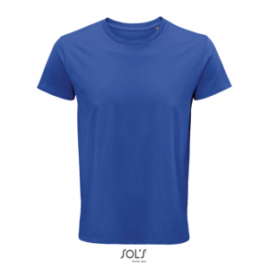 Pánské tričko SOLS CRUSADER MEN - ROUND-NECK FITTED JERSEY T-SHIRT, královská modrá, XS