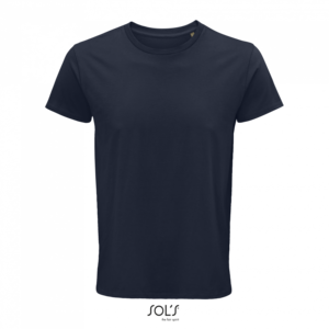 Pánské tričko SOLS CRUSADER MEN - ROUND-NECK FITTED JERSEY T-SHIRT, námořní modrá, XS