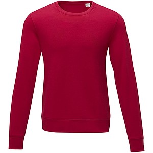 Pánský svetr s kruhovým výstřihem Elevate ZENON, červený, vel. 4XL