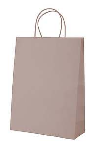 PARIALA Papírová taška s kroucenými uchy, 24 x 10 x 31 cm, hnědá - reklamní předměty