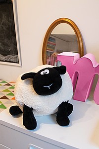PASTORKA Velká plyšová ovečka, cca 50 cm