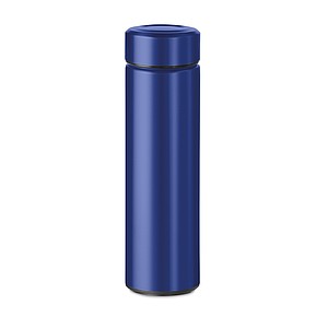 PERERA Dvoustěnná termoska, objem 425ml, modrá - reklamní předměty