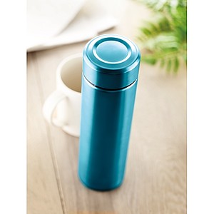PERERA Dvoustěnná termoska, objem 425ml, tyrkysová