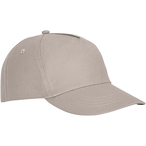 Pětipanelová bavlněná čepice, béžová