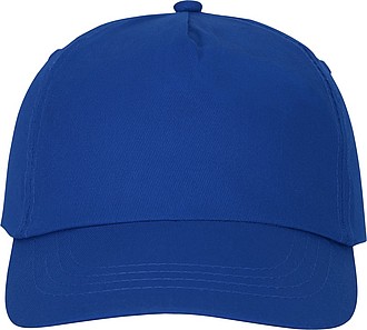 Pětipanelová bavlněná čepice Feniks, tmavě modrá