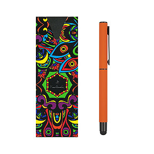 PIERRE CARDIN CELEBRATION Kovový roller se stylusem, oranžová